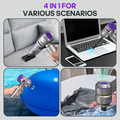 Portable Air Duster & Wireless Vacuum Cleaner