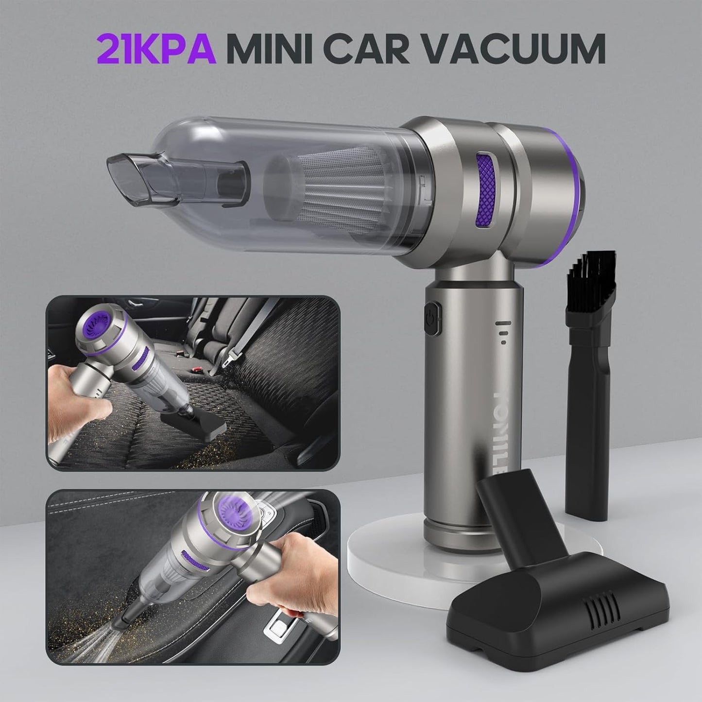 Portable Air Duster & Wireless Vacuum Cleaner