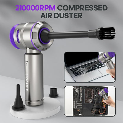 Portable Air Duster & Wireless Vacuum Cleaner