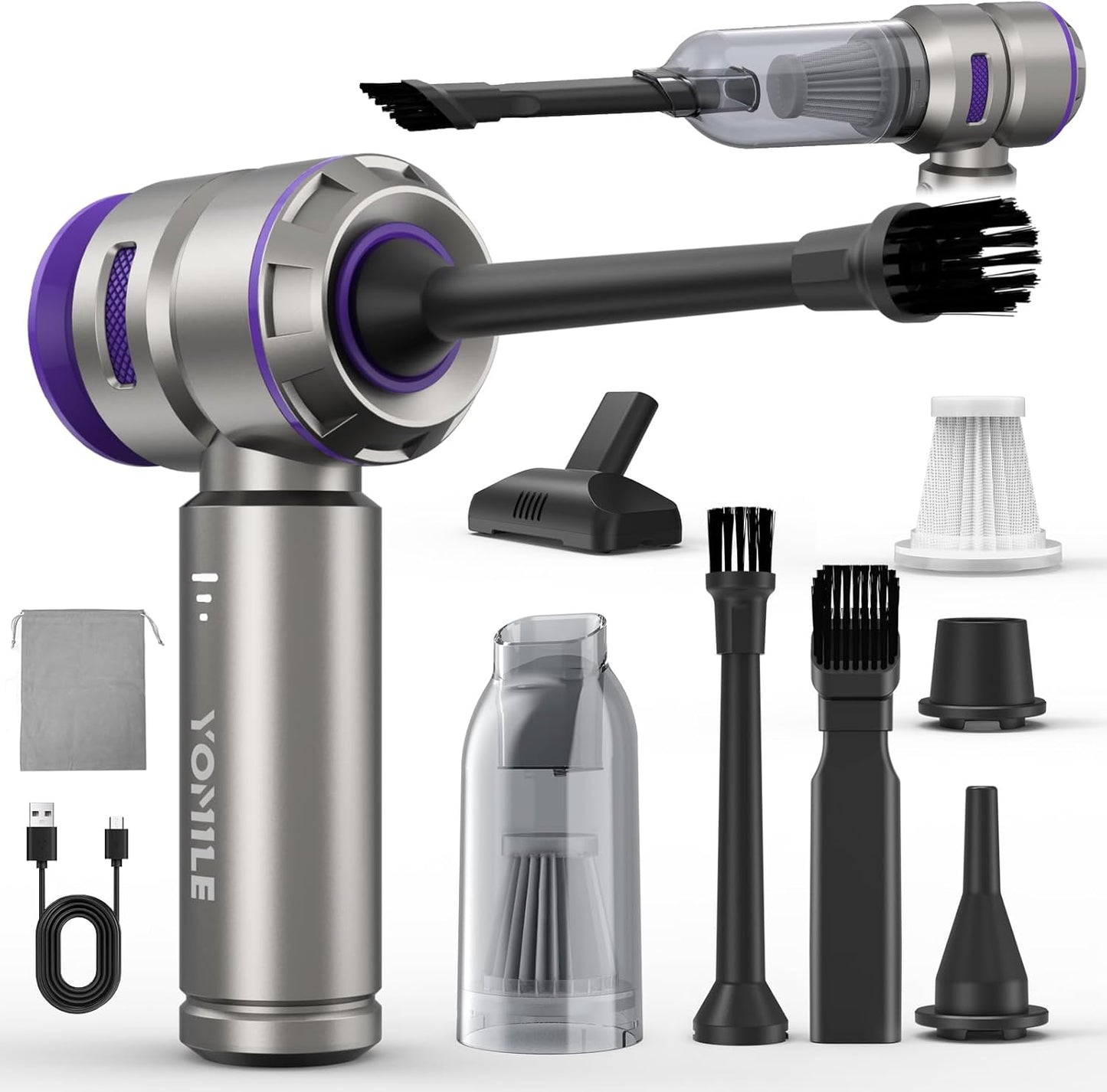 Portable Air Duster & Wireless Vacuum Cleaner