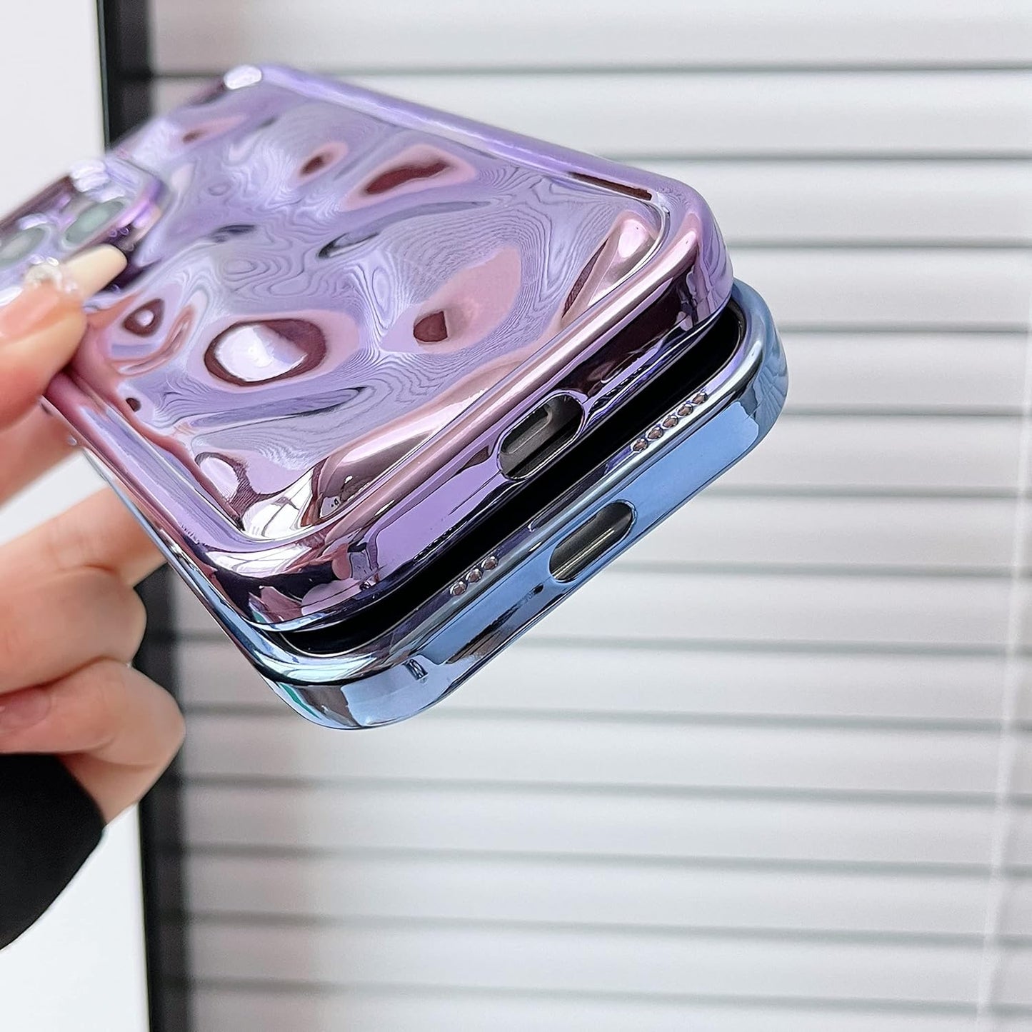 Valentine Wave Metal Back Case (iPhone X/XS)