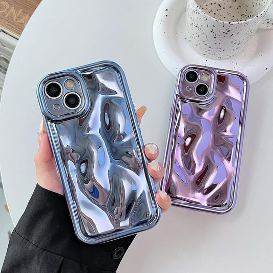 Valentine Wave Metal Back Case (iPhone X/XS)