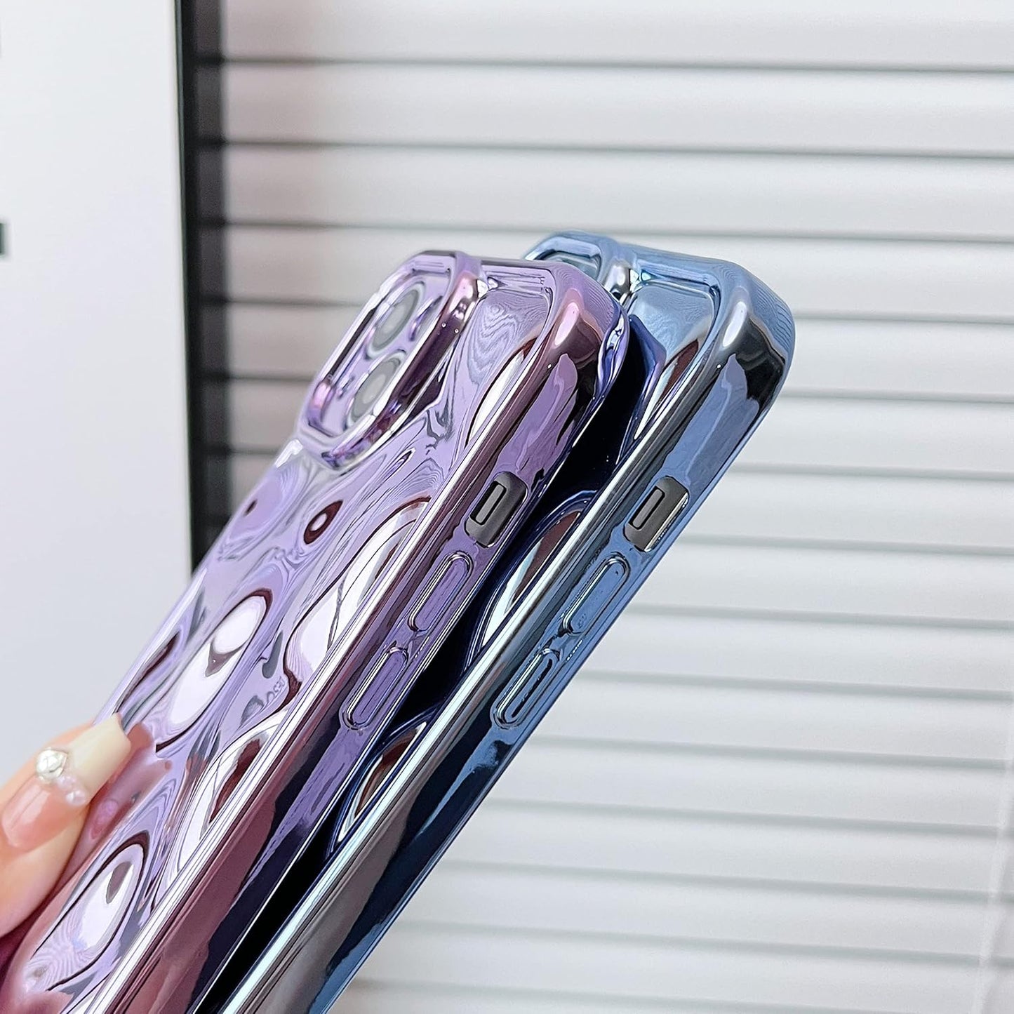 Valentine Wave Metal Back Case (iPhone X/XS)