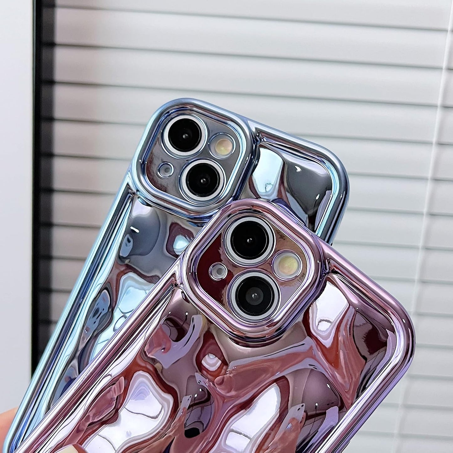 Valentine Wave Metal Back Case (iPhone X/XS)