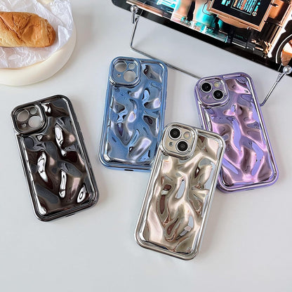 Valentine Wave Metal Back Case (iPhone X/XS)