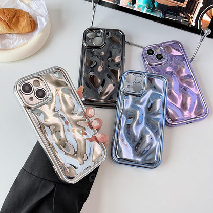 Valentine Wave Metal Back Case (iPhone X/XS)